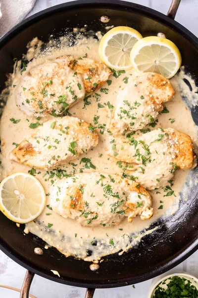 Lemon Garlic Chicken With Parmesan