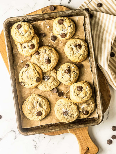 Oat Flour Chocolate Chip Cookies
