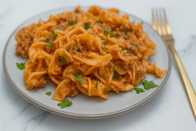 Creamy Beef And Noodles