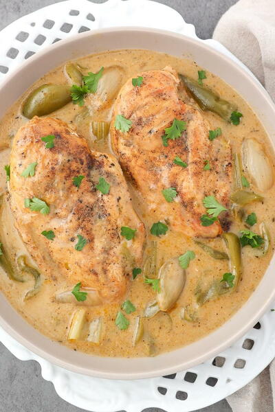 Creamy Cajun Chicken With Gravy