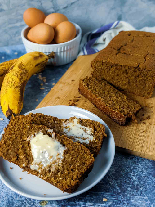 Oat Flour Banana Bread