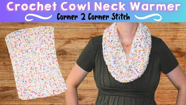 Crochet A Cowl Neck Warmer