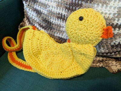 How To Crochet An Adorable Rubber Ducky Purse