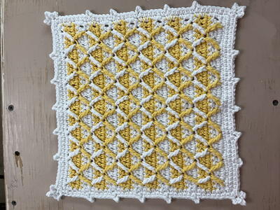 Sunshine Square Dishcloth
