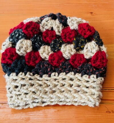 Chunky Granny Stripe Beanie