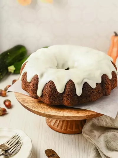 Zucchini Pumpkin Cake With Cream Cheese Frosting