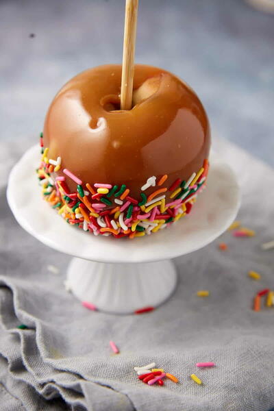 Caramel Apples Made From Scratch With Simple Ingredients