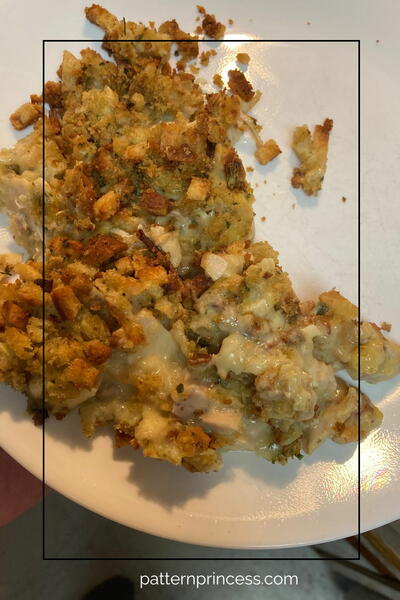 Hearty Chicken Casserole With Stuffing For Busy Nights
