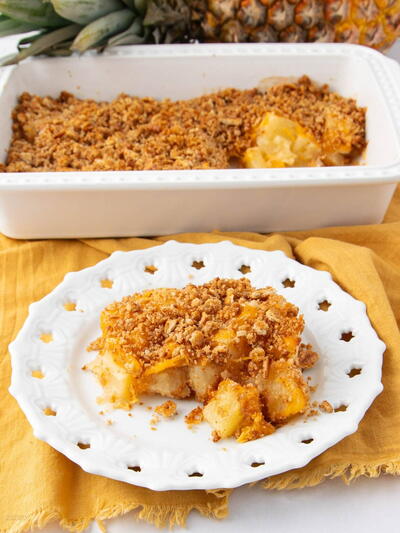 Sweet And Savory Southern Pineapple Casserole Recipe