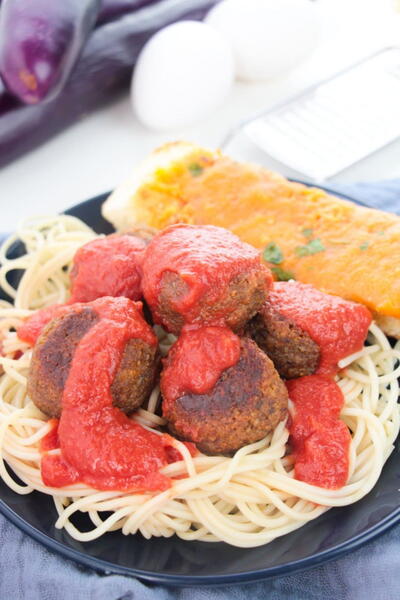 Easy Vegetarian Eggplant Meatballs Recipe