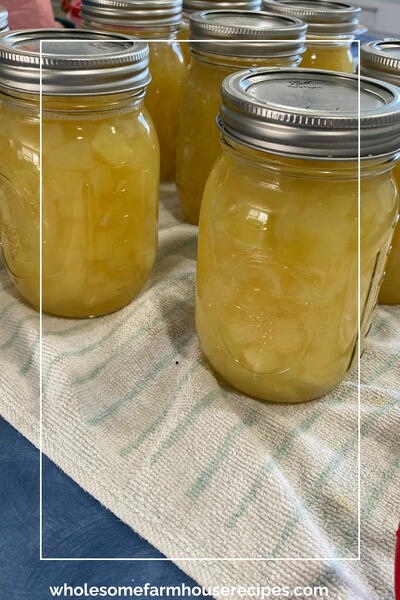 Simple Mock Zucchini Pineapple Canning Recipe