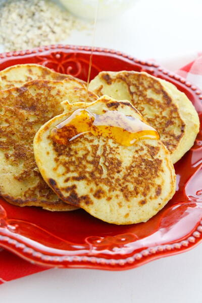 Cottage Cheese Oat Pancakes: Fluffy High-protein Blender Pancakes