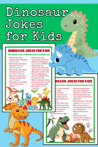 20 Dino-riffic Dinosaur Jokes For Kids With Free Printable