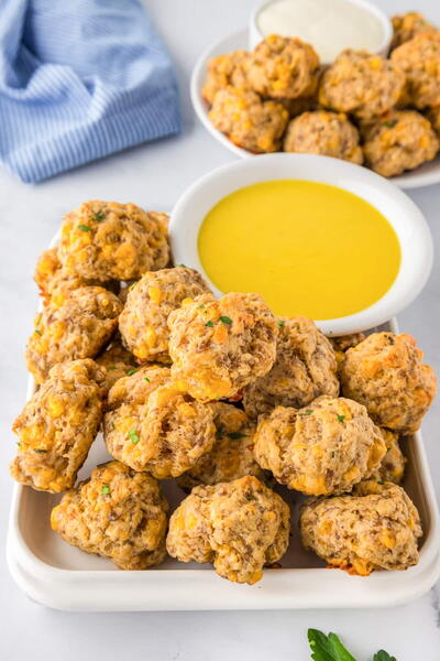 Cheddar Bay Sausage Balls