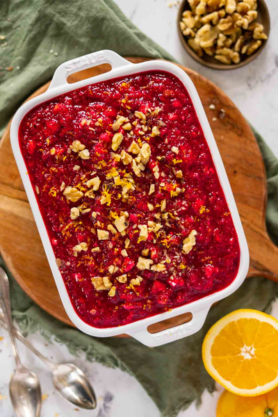 Cranberry Salad With Raspberry Jello