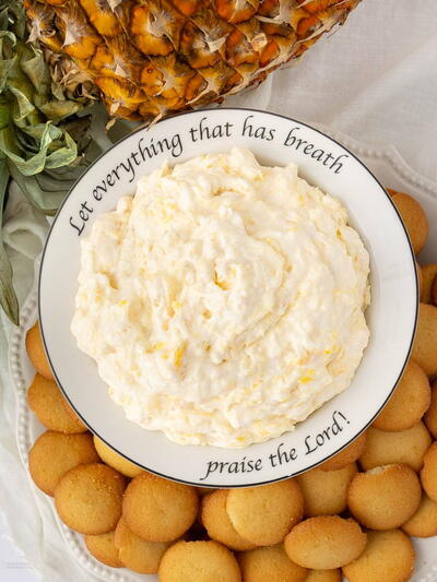Sweet Creamy Pineapple Dip