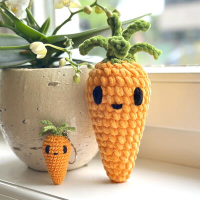 Free Carrot Amigurumi Crochet Pattern