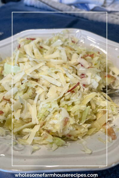 Wholesome Apple Cabbage Slaw Recipe For Every Meal