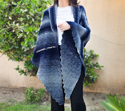 Ocean Depths Shawl