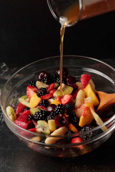 Fresh Fruit Salad With A Hint Of Spice