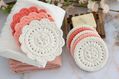 Dainty Dahlia Scrubby Set