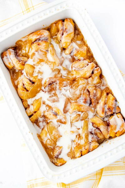 Apple Pie Filled Cinnamon Rolls