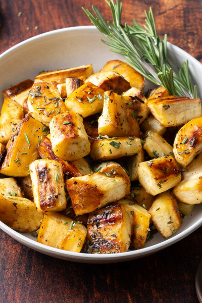 Honey Roasted Parsnips With Rosemary
