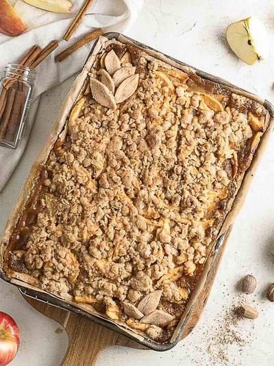 Gluten-free Caramel Apple Pie (slab Pie)