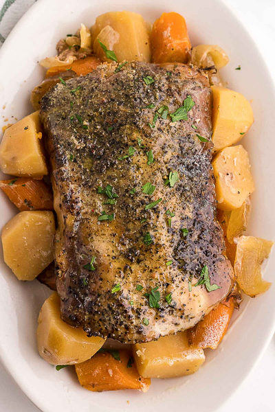 Slow Cooker Pork Roast With Vegetables