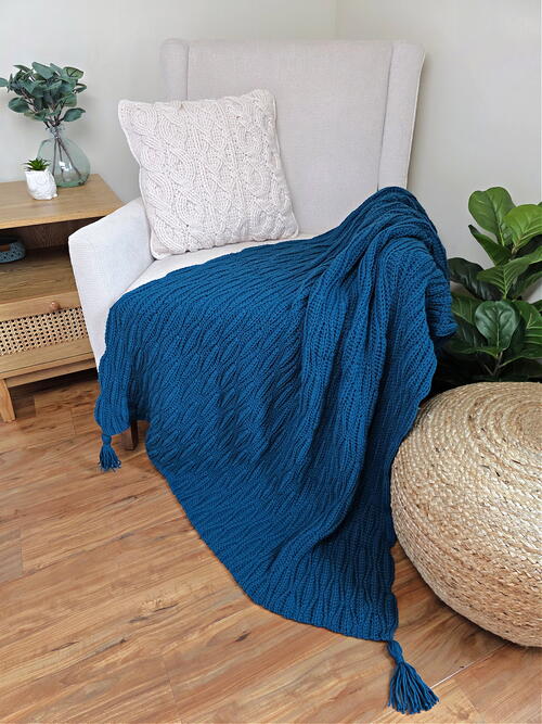 Coastal Waves Crochet Blanket