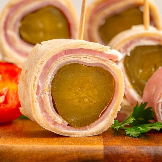 Ham And Pickle Roll Ups