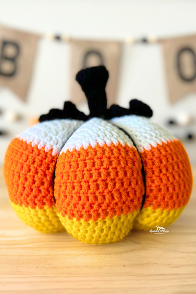 Candy Corn Pumpkin