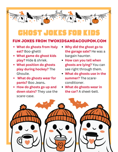 20 Ghost Jokes For Kids