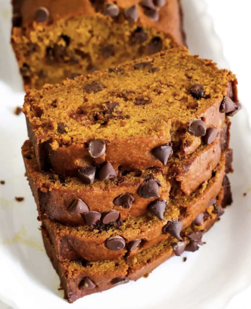 Pumpkin Chocolate Chip Bread