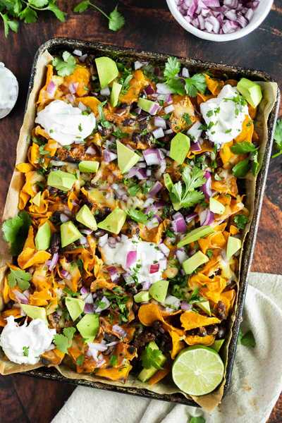 Crispy Sweet Potato Nachos