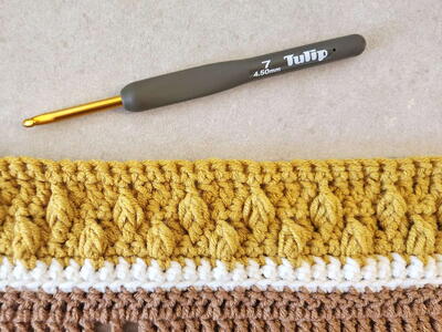 Falling Leaves Blanket Stripe 