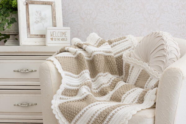 Parfait Vintage Style Baby Blanket