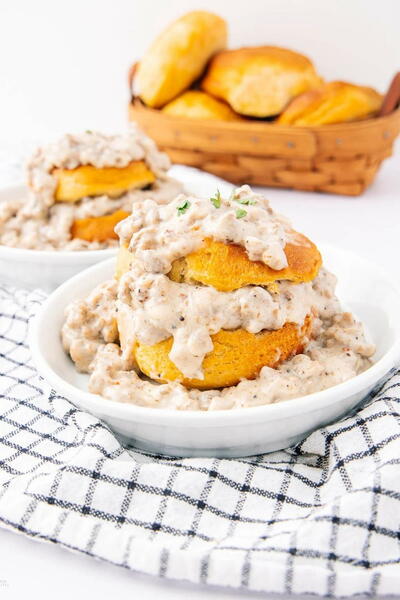 Sausage Gravy And Biscuits