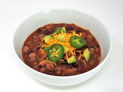 Three Bean Slow Cooker Chili