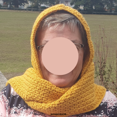 Amber Woods Hooded Scarf