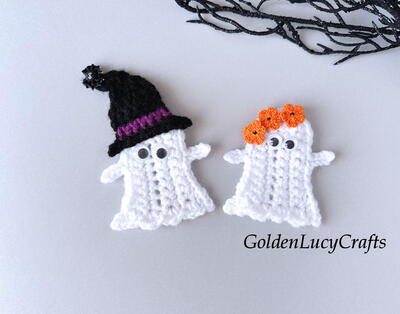 Crochet Halloween Ghost