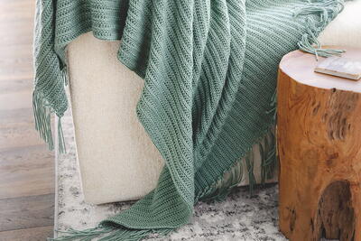 Modern Crochet Sofa Throw Blanket