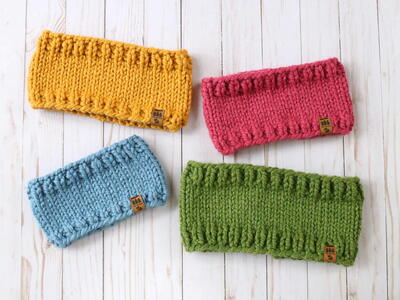 Chunky Headband Ear Warmers - Toddler, Child, Women And Men