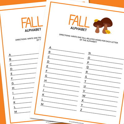 Fall Alphabet