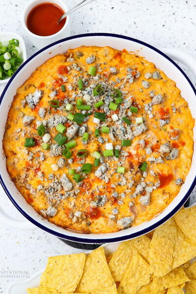 Baked Buffalo Chicken Dip
