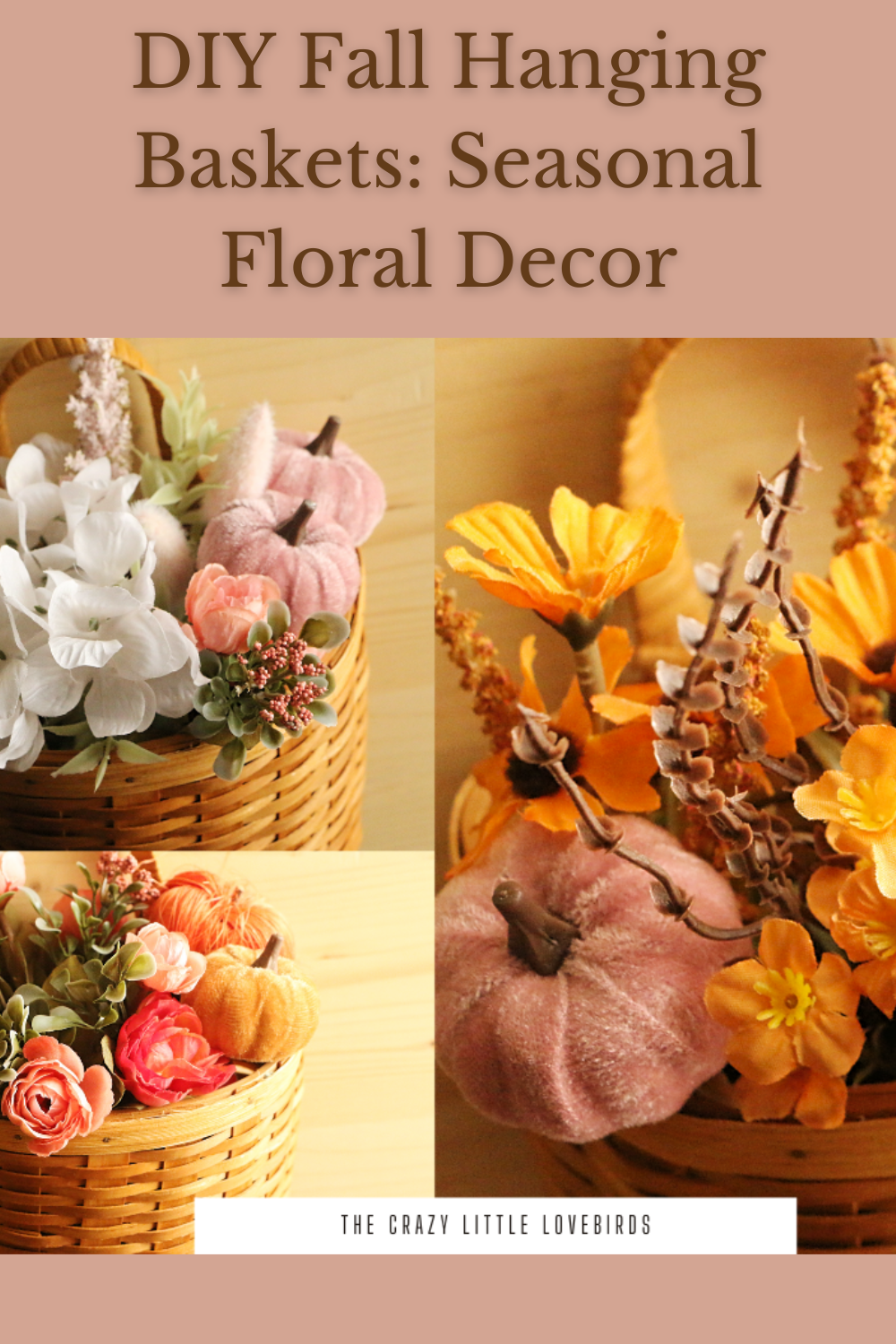 Diy Fall Hanging Baskets: Seasonal Floral Decor | FaveCrafts.com