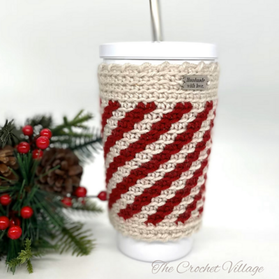 Peppermint Cup Cozy