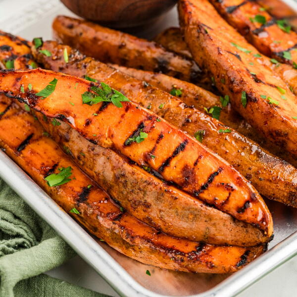 Grilled Sweet Potato Wedges