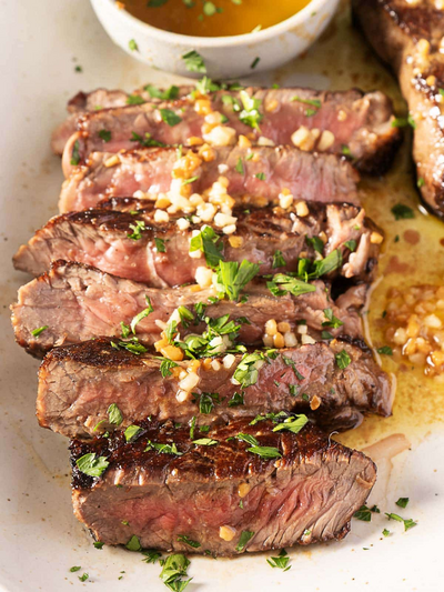Garlic Butter Sirloin Steak