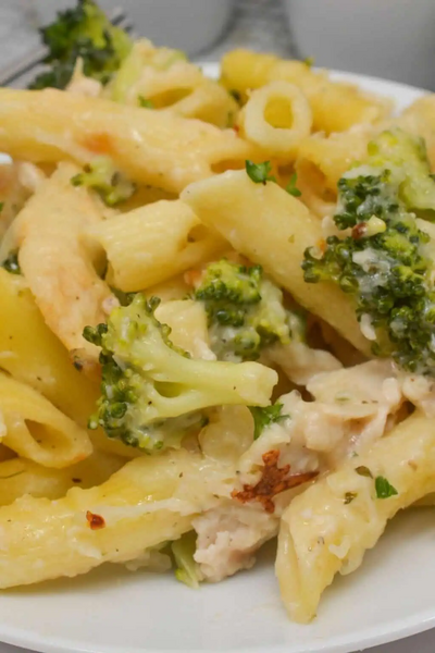 Baked Chicken And Broccoli Alfredo